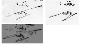 اصل امضاهای شکیر در اسناد پاریس