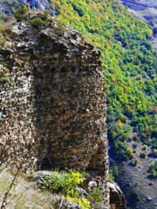 بقایای استحکامات و برج های قلعۀ باغابرت، ارتفاعات سیونیک