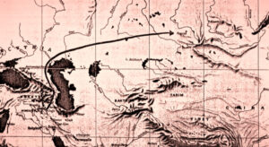 مسیر احتمالی 5000 کیلومتری انتقال قالی پازیریک