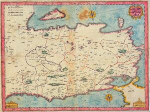 آسیای صغیر شامل آناتولی، کتاب جهان‌نما، چاپ 1732م